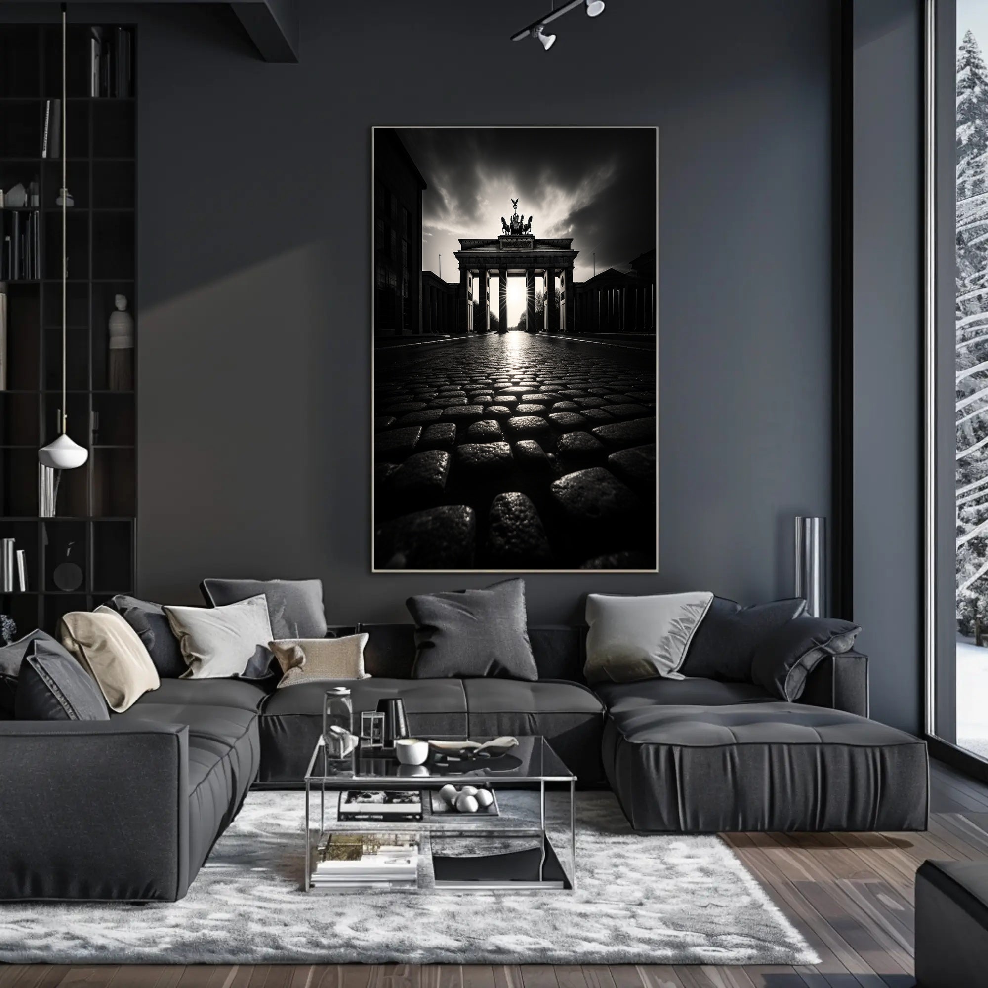 Sunrise At The Brandenburg Gate Poster