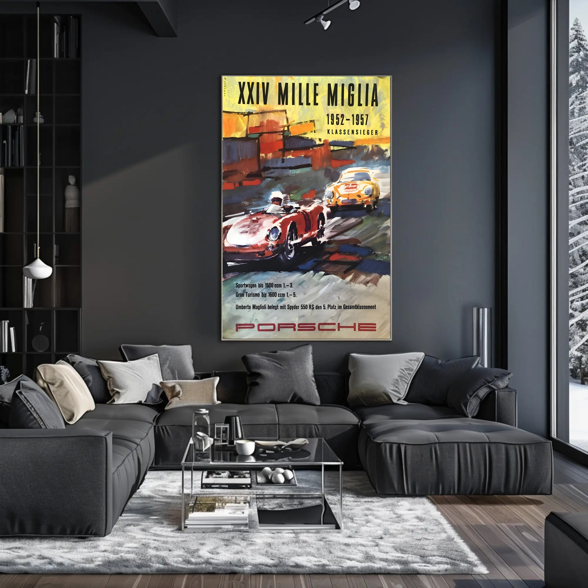Porsche Mille Miglia Victory Poster
