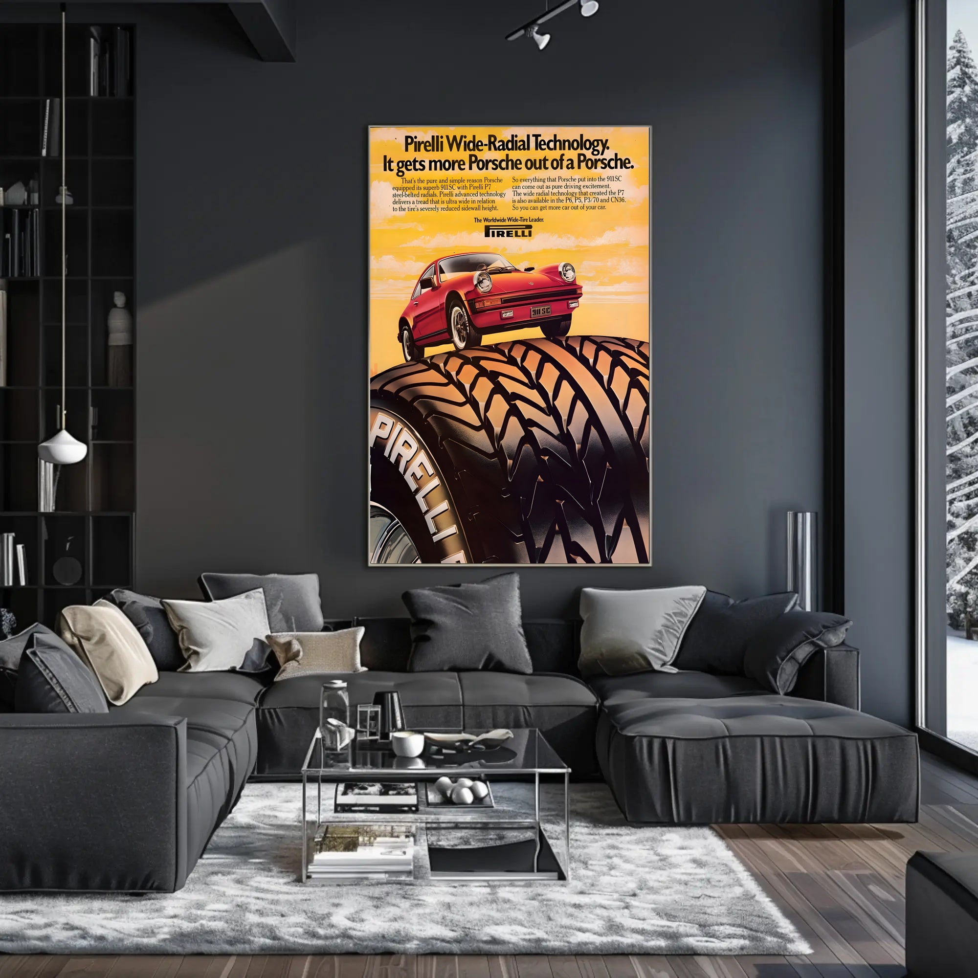 Pirelli Wide-Radial Technology Poster