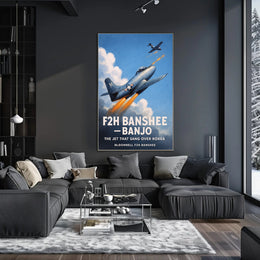 The Jet That Sang Over Korea Poster PosterGoat
