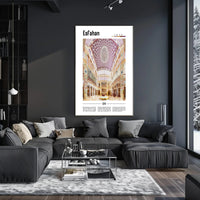 Esfahan Persian Architecture Wonders Cultural or Heritage Poster PosterGoat