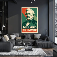 Millard Fillmore Vintage History Buff Poster