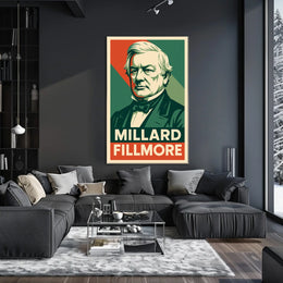 Millard Fillmore Vintage History Buff Poster