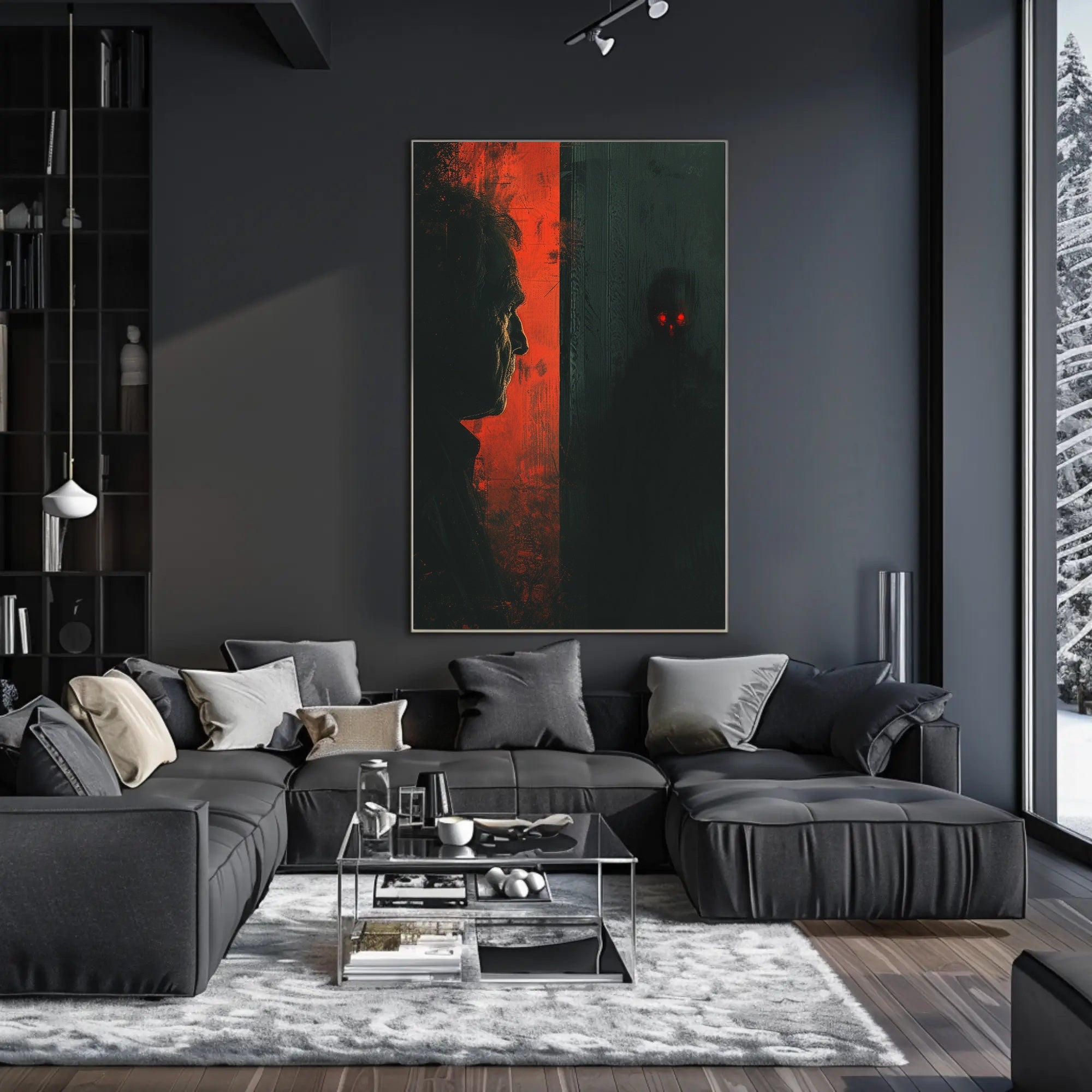 Dark Horror Scene: Modern Cinematic Artistic Poster PosterGoat
