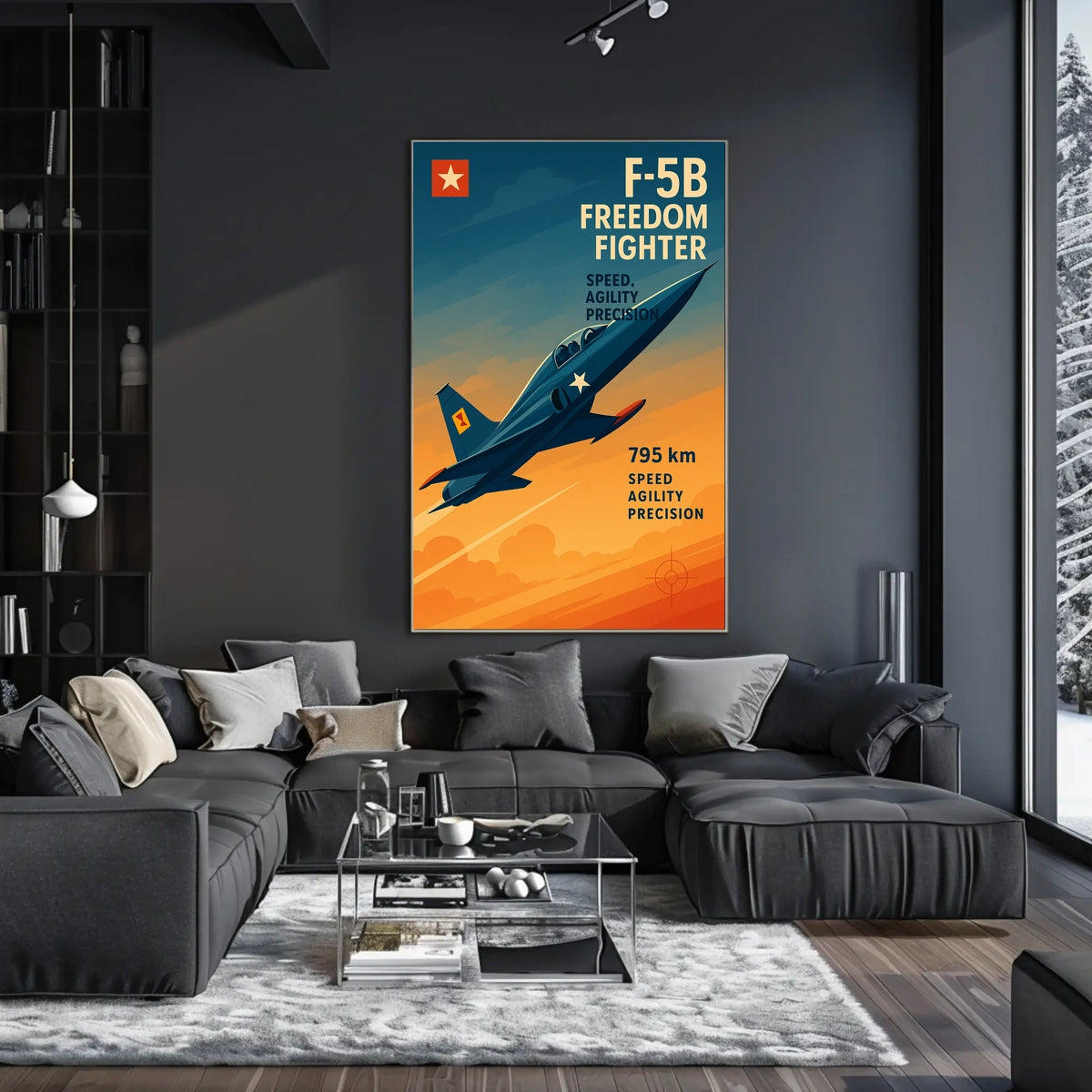 F-5B Freedom Fighter Poster