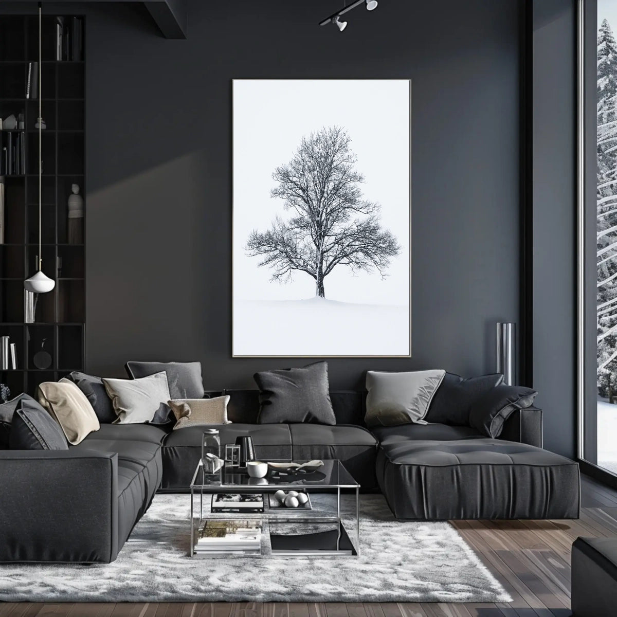 Solitary Winter Tree Poster