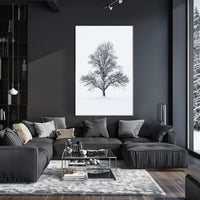 Solitary Winter Tree Poster