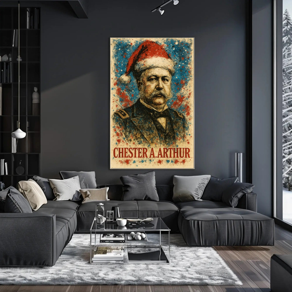Chester A. Arthur 21st President of the United States Christmas SeriesPoster