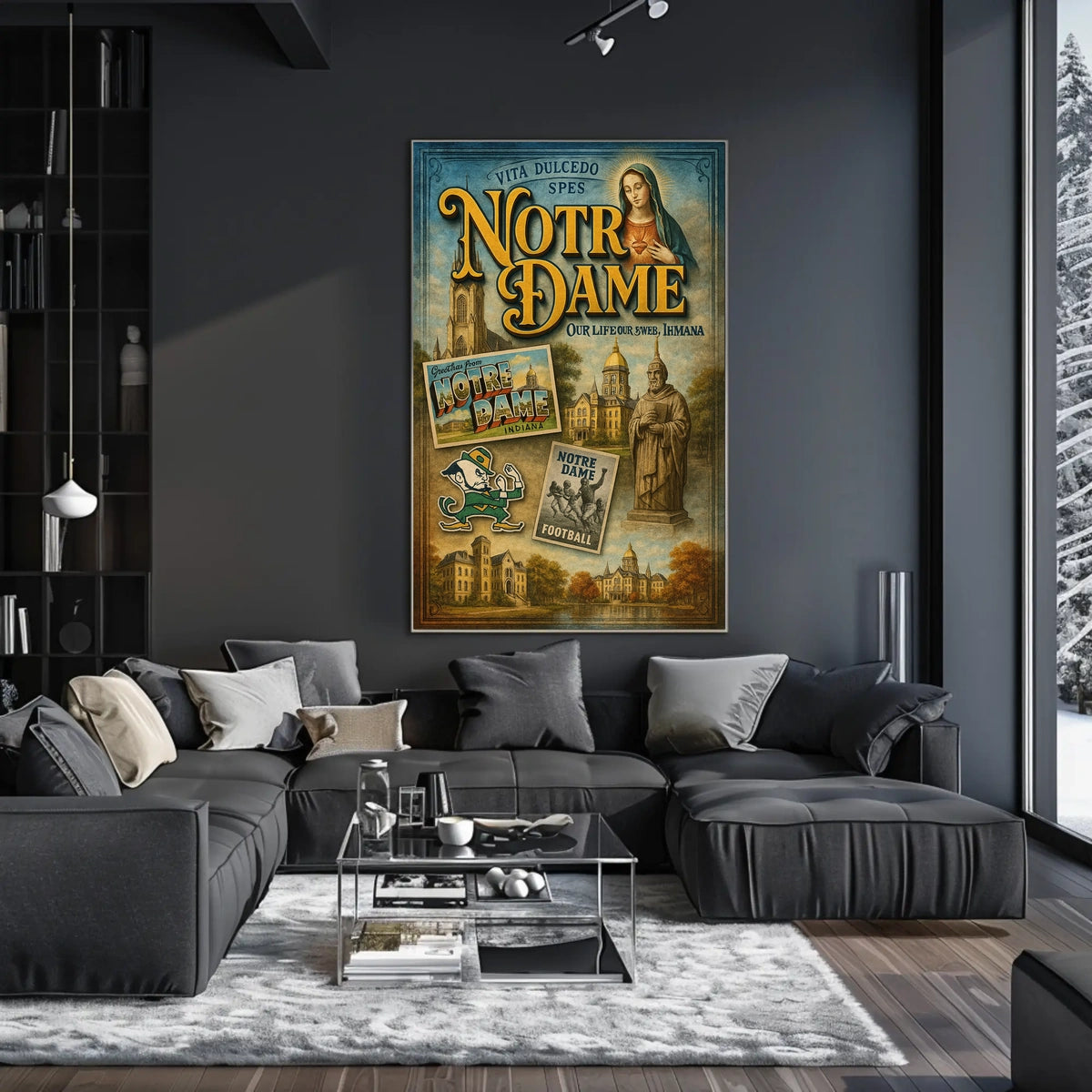 Notre Dame A Legacy Of Faith And Poster