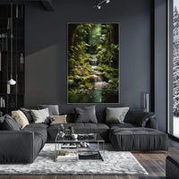 Fantasy Enchanted Forest Scene, Artistic Poster
