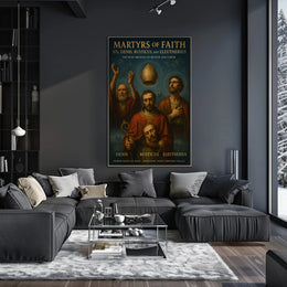 Martyrs of Faith Religious Heritage Poster PosterGoat