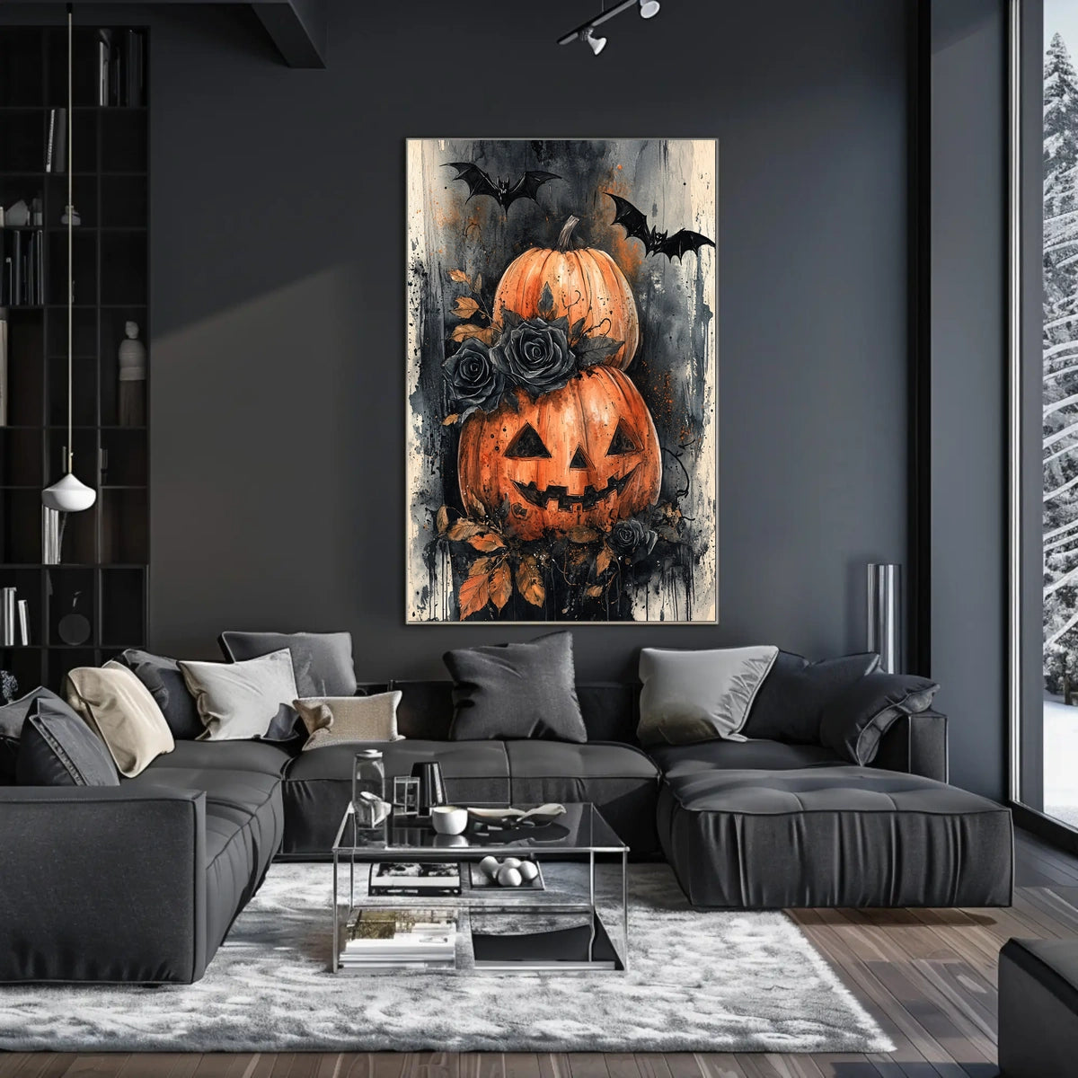 Halloween Classic Jack-o'-Lanterns Artistic Poster