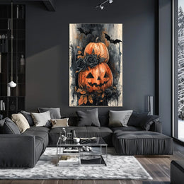 Halloween Classic Jack-o'-Lanterns Artistic Poster