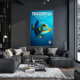 Triggerfish Marine Fish of the Reef Poster PosterGoat