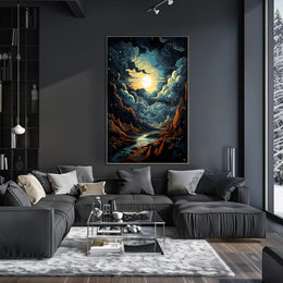 Celestial Landscape Poster