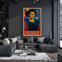 Christopher Columbus Mosaic Poster