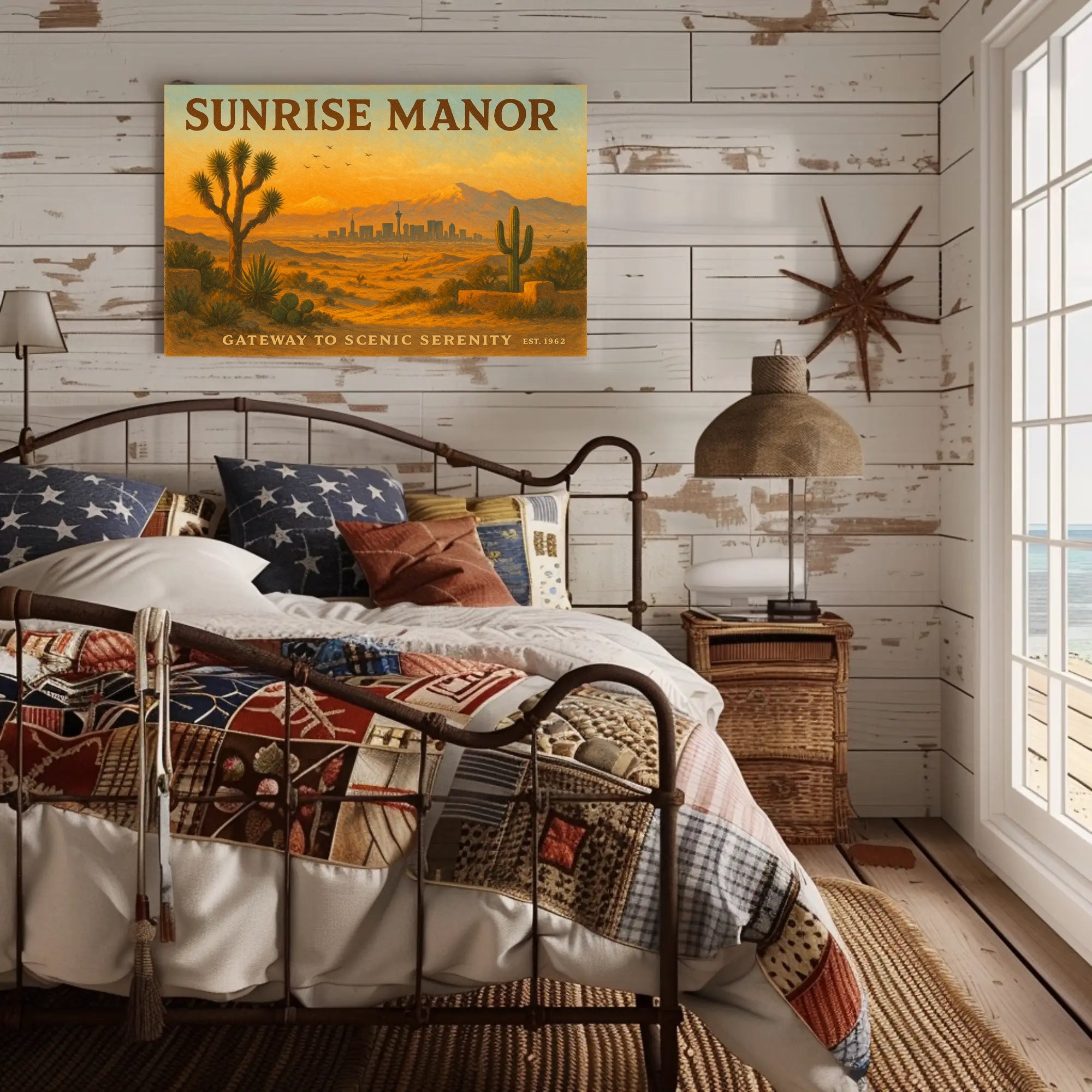 Sunrise Manor Scenic Serenity Travel Poster