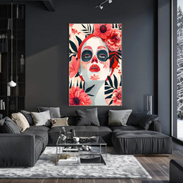 Dia de los Muertos Celebration Art Poster PosterGoat