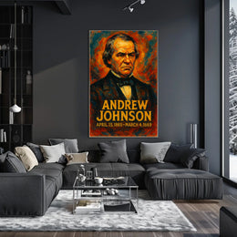 Andrew Johnson 17Th President Poster