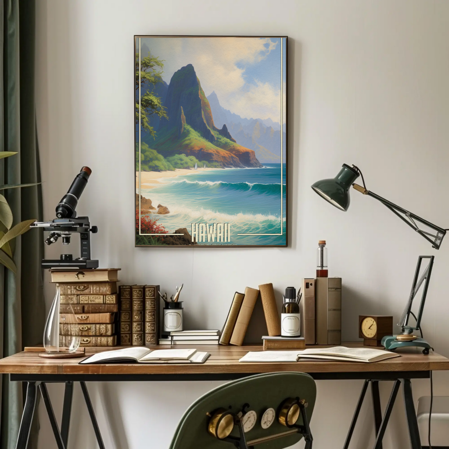 Hawaii Vintage Poster