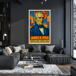 James K. Polk 11Th President Poster