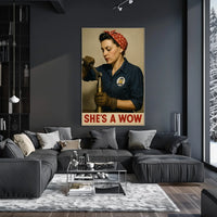 Shes a WOW Poster