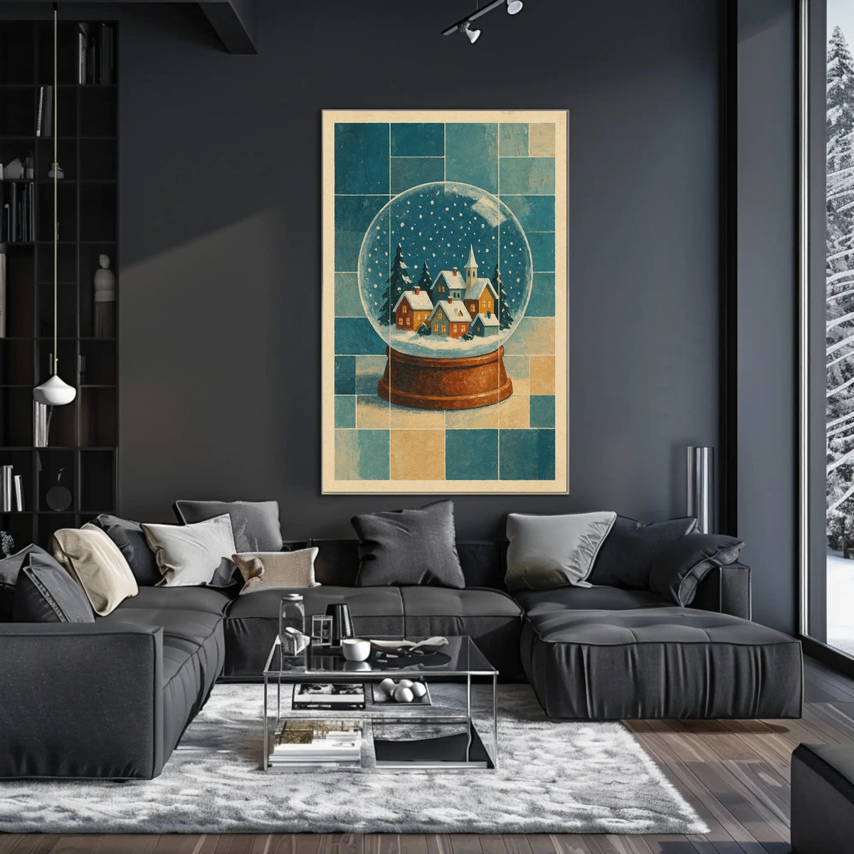 Winter Wonderland In A Snow Globe Poster