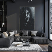 Scream in the Shadows Art Print Poster Decor PosterGoat