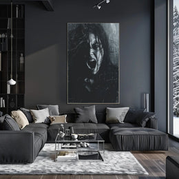 Scream in the Shadows Art Print Poster Decor PosterGoat