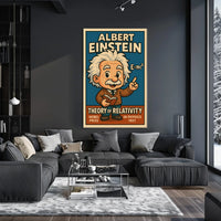 Albert Einstein Theory Of Relativity Poster