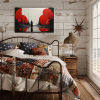 Enigma and Solitude Abstract Artistic Poster