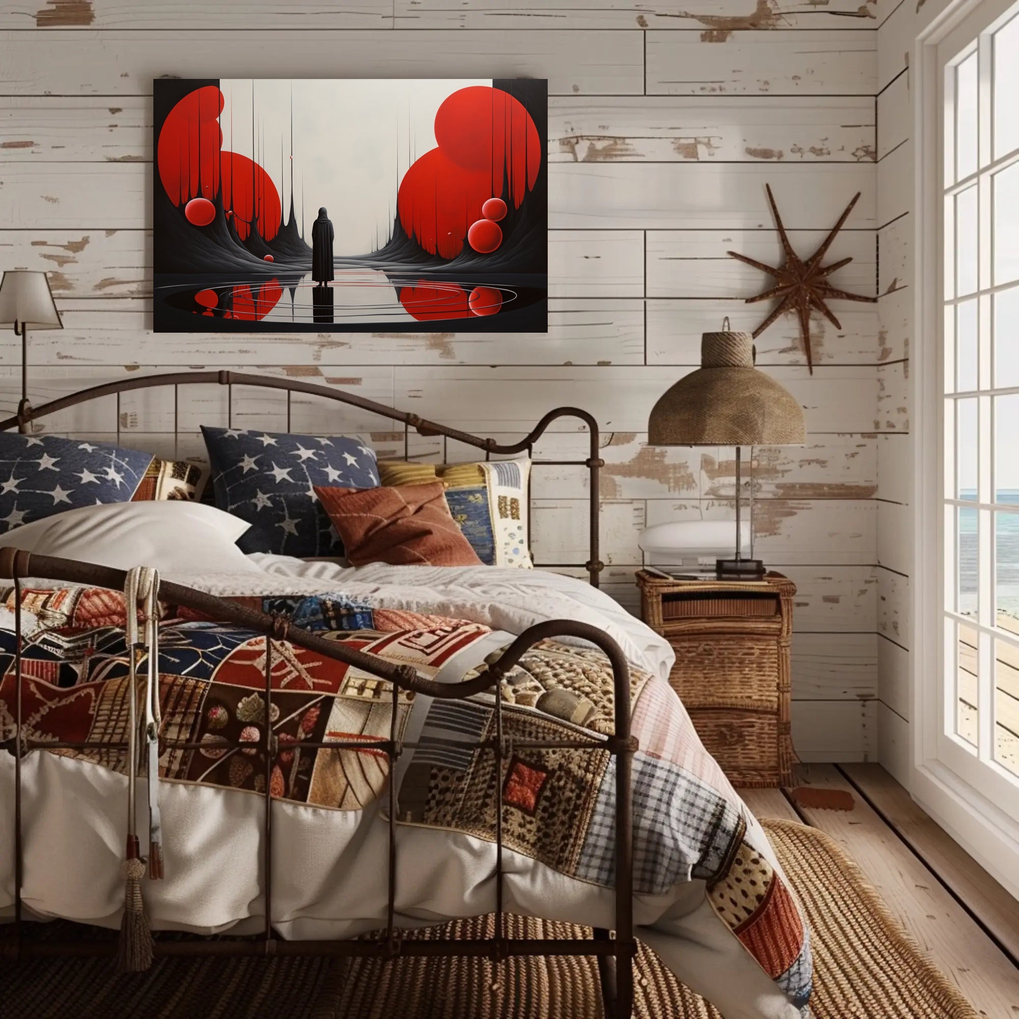 Enigma and Solitude Abstract Artistic Poster