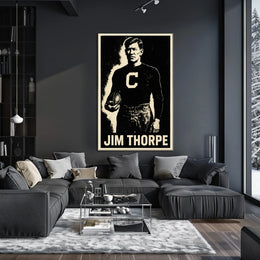 Jim Thorpe Iconic Athlete Poster