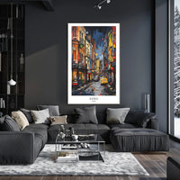 Soho Streetscape Poster PosterGoat