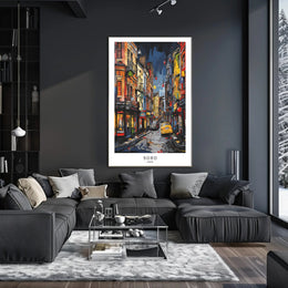 Soho Streetscape Poster PosterGoat