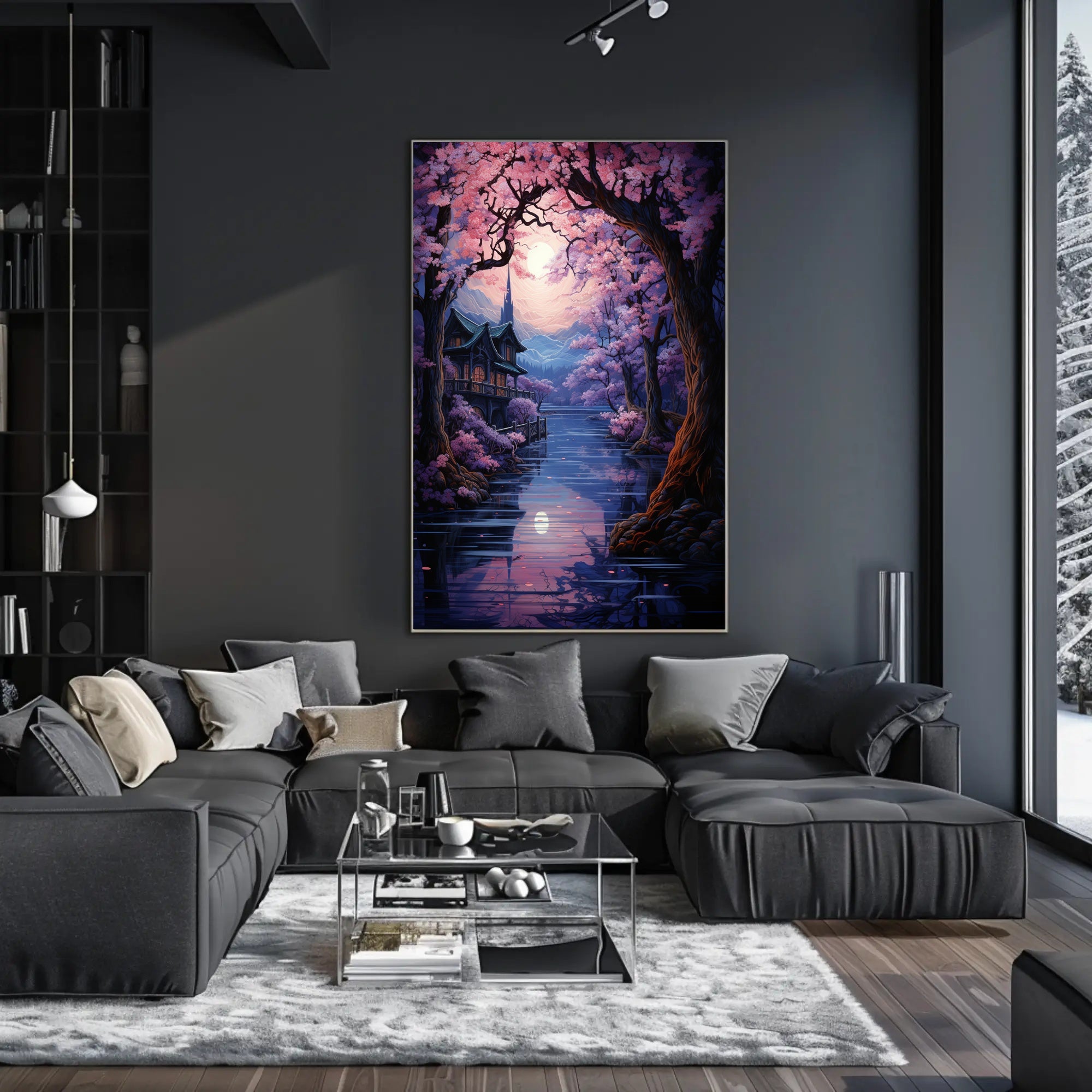 Enchanted Cherry Blossom Retreat Poster