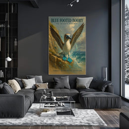 Blue Footed Booby The Oceans Acrobat Poster