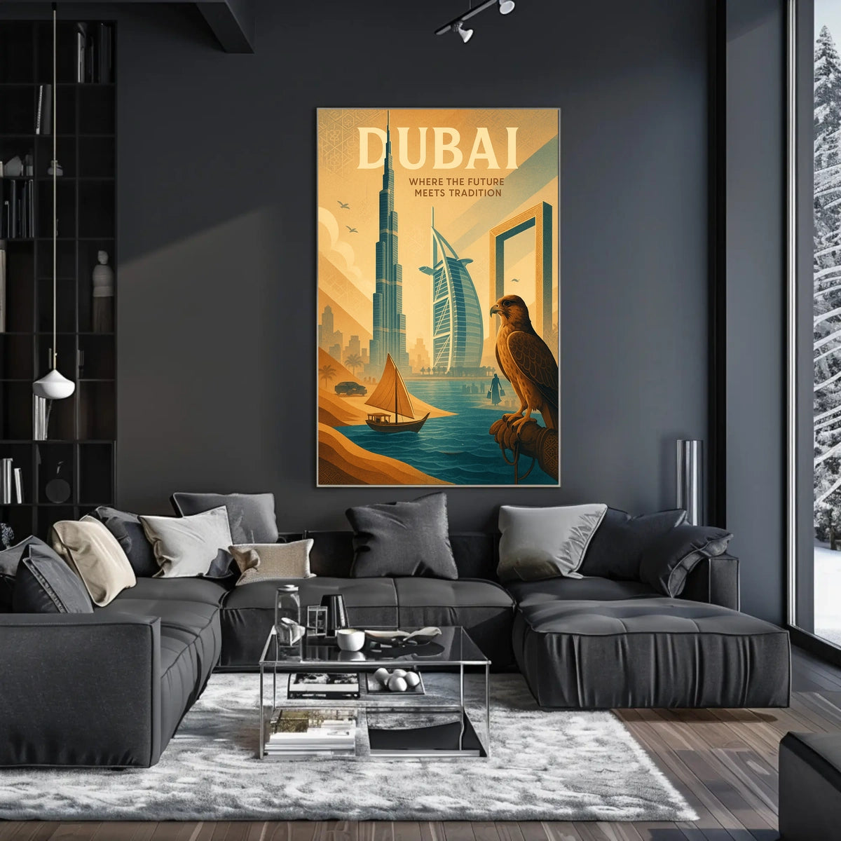 Dubai Poster For Modern Homes Harmonious Heritage Decor