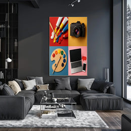 Creative Expression Infusion Artistic Poster