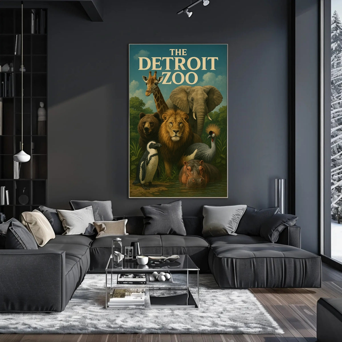 The Detroit Zoo Poster