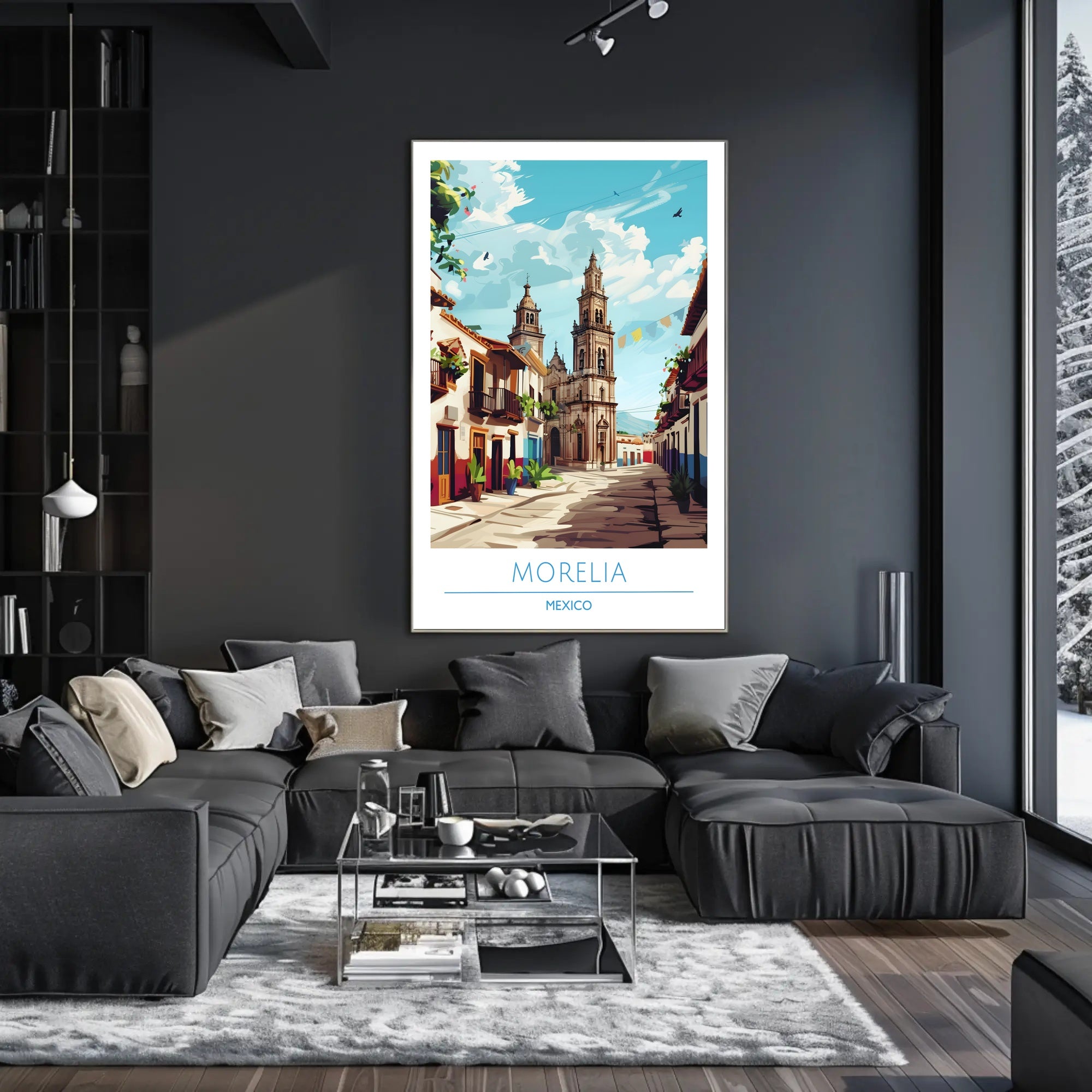 Charming Streets of Morelia Poster
