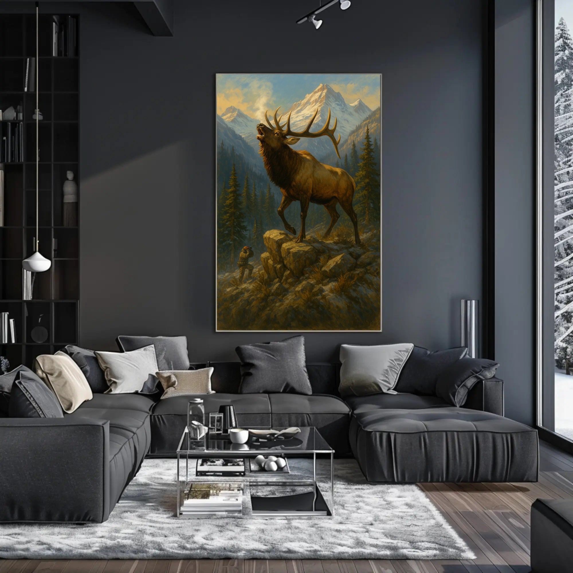 Majestic Wilderness Encounter Poster PosterGoat