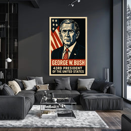 George W. Bush 43Rd President Poster
