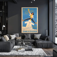 Winter Sports in Chréa Poster PosterGoat