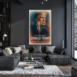 Trump Visionary Leader Pop Art Patriotic Collectors Poster
