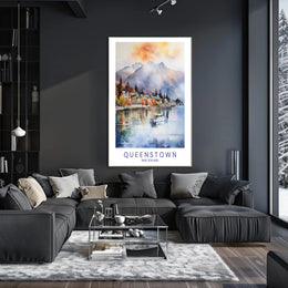 Queenstown Tranquility Poster PosterGoat