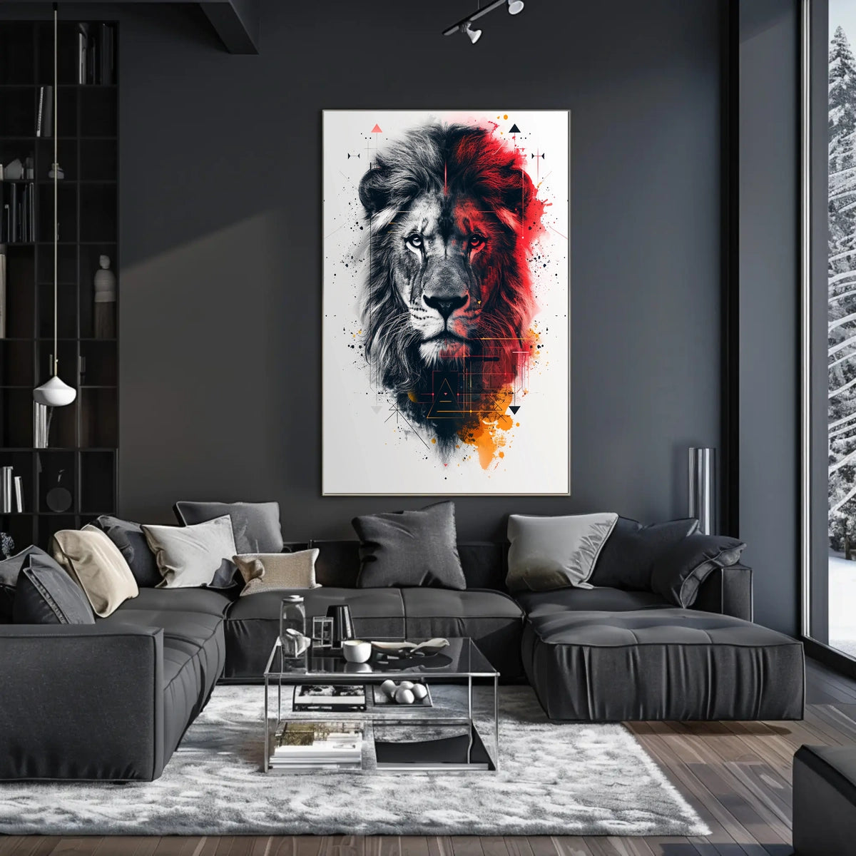 Majestic Lion Art Poster