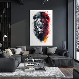 Majestic Lion Art Poster