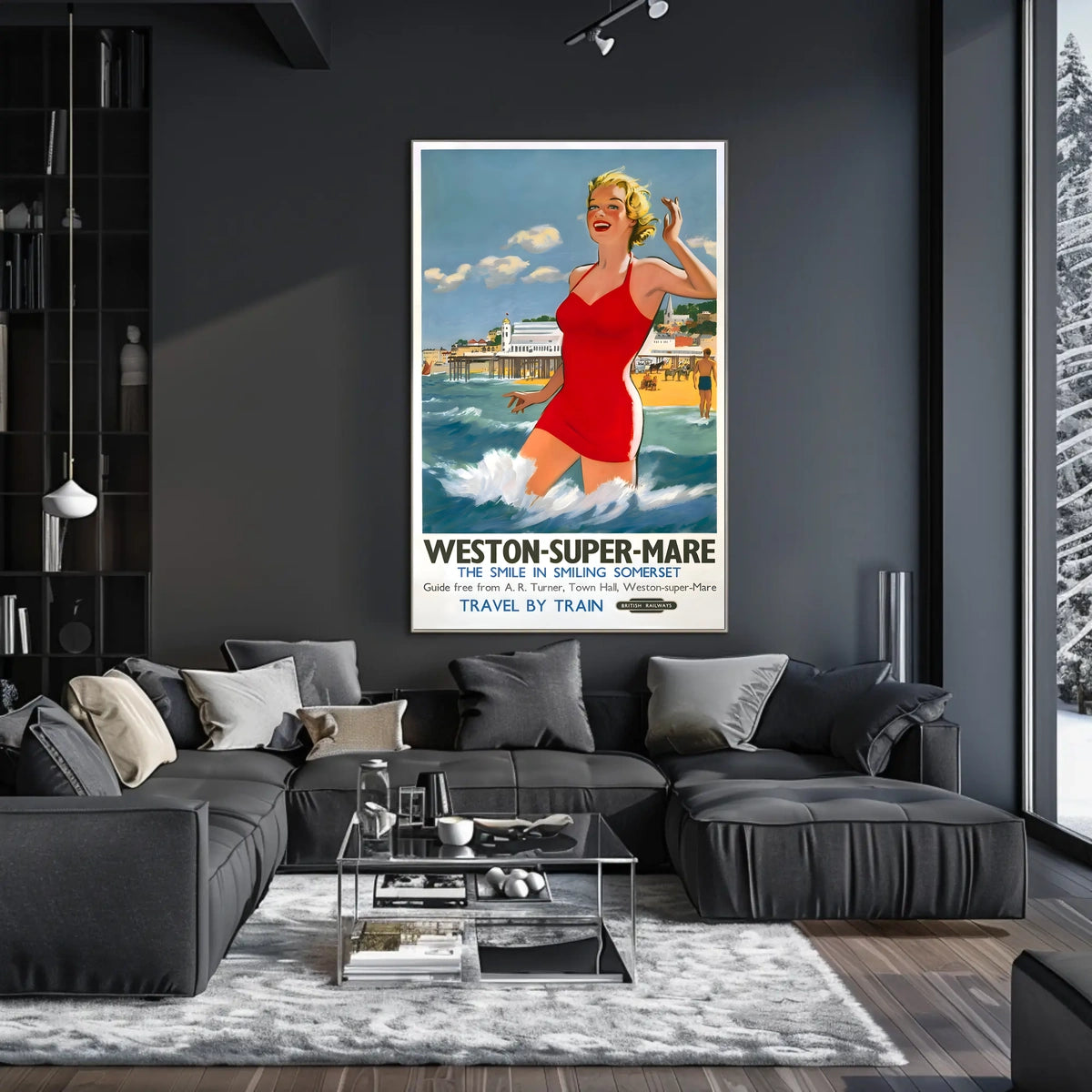 Weston-Super-Mare The Smile In Smiling Poster