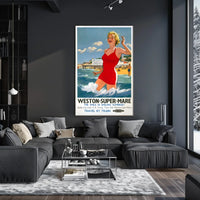 Weston-Super-Mare The Smile In Smiling Poster